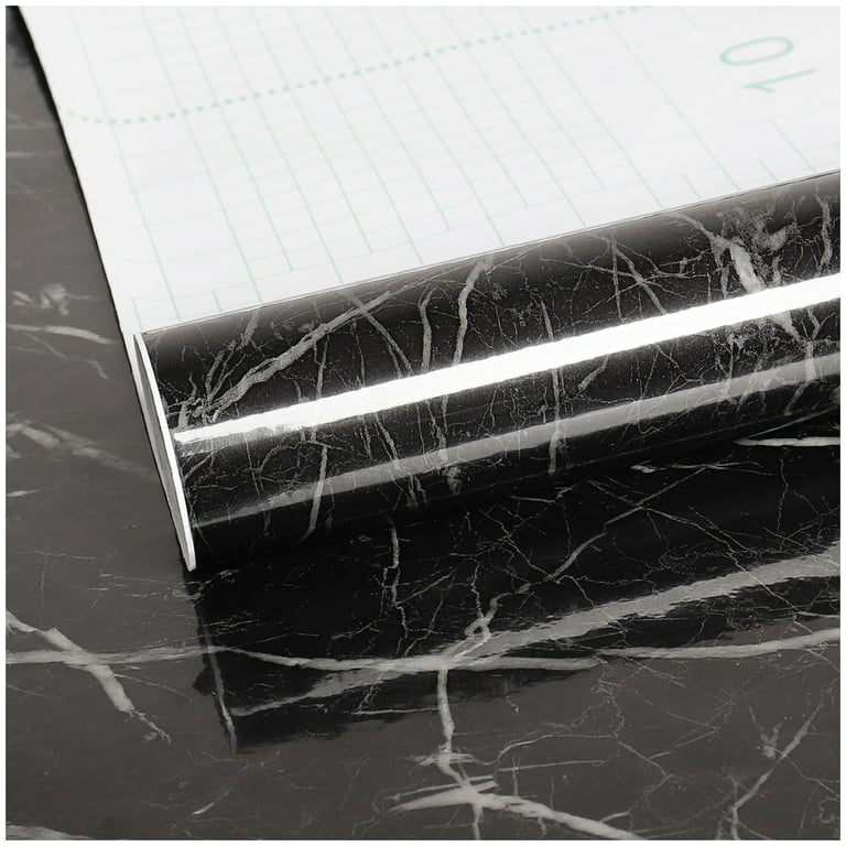VEELIKE Black Gold Countertop Contact Paper Waterproof Marble Contact Paper  Peel and Stick Countertops for Kitchen 15.7''x118'' Black Countertop Vinyl  Self Adhesive Black Wall Paper for Walls Cabinets 