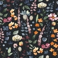 thumbnail image 1 of VEELIKE 17.7''x118'' Dark Pressed Flowers Vintage Floral Wallpaper Peel and Stick Wallpaper for Bedroom Removable Wallpaper Decorative Flower Contact Paper Mural for Walls Cabinets Shelve Liner, 1 of 10