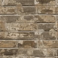 thumbnail image 1 of VEELIKE Brown Brick Wallpaper 15.7''x118'' 3D Brick Stone Stick on Paper Peel and Stick Faux Brick Wallpaper Self Adhesive Waterproof Brick Contact Paper for Wall Kitchen Backsplash Cabinets, 1 of 10
