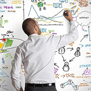 VEELIKE Dry Erase Paper Whiteboard Wallpaper 78.7"x17.7" Peel and Stick Whiteboard Paper for Office Removable Self-Adhesive Glossy White Board Stickers for Wall Decal Kitchen Home Decor