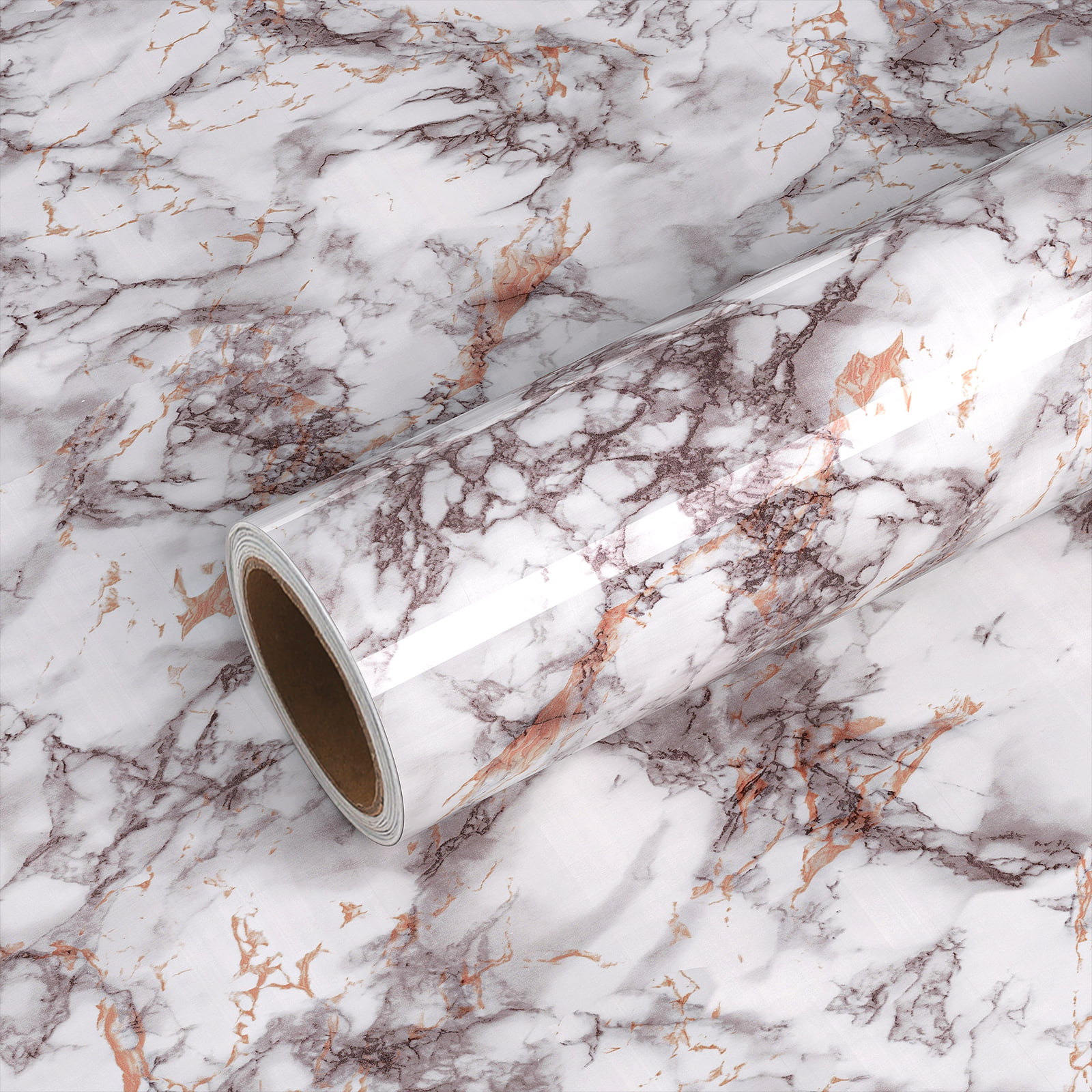 VEELIKE 15.8"x118" Grey Marble Contact Paper for Countertops Kitchen Counter Tops Contact Paper Peel and Stick Marble Wallpaper Self Adhesive Removable Wallpaper for Kitchen Backsplash Cabinets Liner