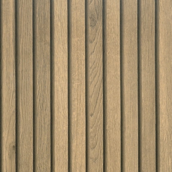 VEELIKE Light Brown Slat Wood Contact Paper Peel and Stick Wallpaper for Kitchen Self Adhesive Brown Wood Wallpaper for Countertops Waterproof Removable Wall Paper for Bedroom Cabinets 15.7''x118''