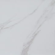 VEELIKE White Marble Floor Tiles Peel and Stick Vinyl Flooring 12"x12" Self Adhesive Waterproof Kitchen Floor Tile Bathroom Tiles Marble Stickers Removable Vinyl Tiles for Bedroom Living Room 4 PCS