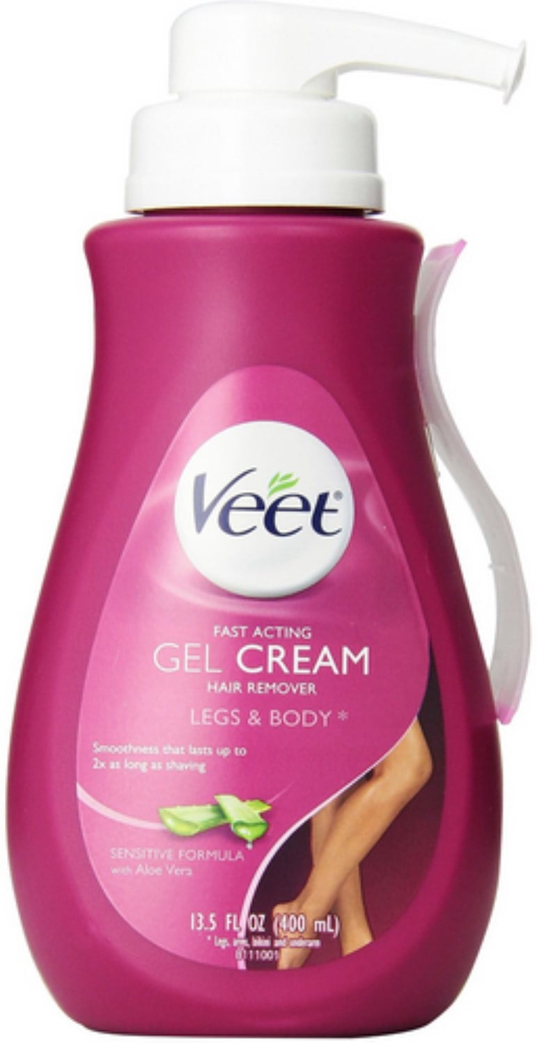 VEET Hair Removal Gel Cream Sensitive Formula 13.50 oz (Pack of 6