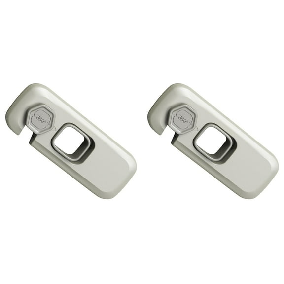 VEFSU 2PCS Refrigerator Lock Cabinet Lock Oven lock Reusable Pet Proof Fridge Lock for Drawers, Dishwasher, Oven, Cupboard, Closet, Adhesive, No Tools Need Safety Fridge Lock for Oven Drawers Door