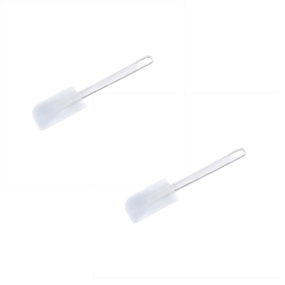 VEFSU 2pcs Bench Scraper, Heat Resistant Food Grade Silicone Rubber Spatula, Non Stick Cake Scraper for Baking, Cooking, and Mixing, Bread Scraper for Sourdough