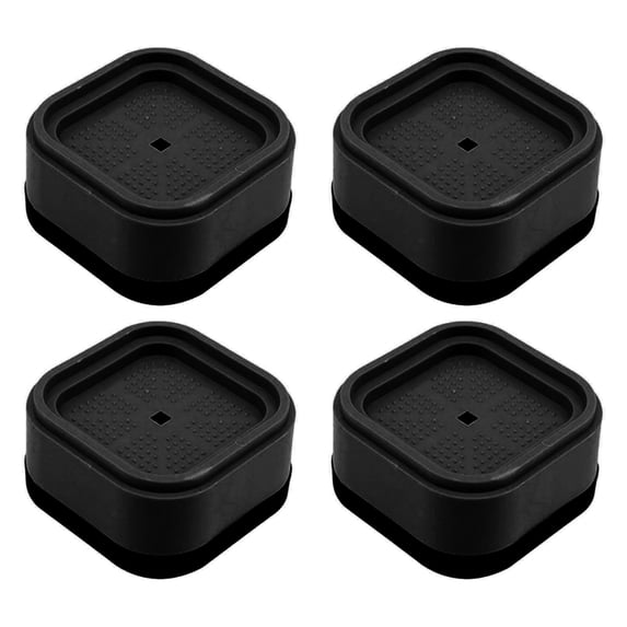 VEFSU 4 Pack Furniture Risers 2.7" x 2.7" x 1.3" Plastic Couch Risers Cube Table Height Extenders Stackable Lift Height Blocks for Table Desk Couch Chair Sofa Cabinet Bed Legs Dorm