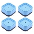 thumbnail image 1 of VEFSU 4 Pack Furniture Risers 2.7" x 2.7" x 1.3" Plastic Couch Risers Cube Table Height Extenders Stackable Lift Height Blocks for Table Desk Couch Chair Sofa Cabinet Bed Legs Dorm, 1 of 7
