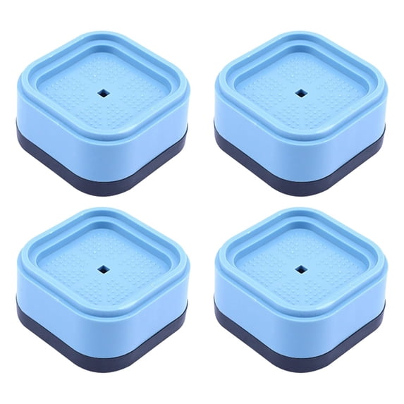 VEFSU 4 Pack Furniture Risers 2.7" x 2.7" x 1.3" Plastic Couch Risers Cube Table Height Extenders Stackable Lift Height Blocks for Table Desk Couch Chair Sofa Cabinet Bed Legs Dorm