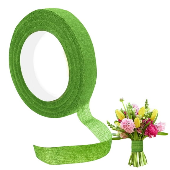VEFSU Floral Tape Floral Tape 1/2" by 30 Yard Floral Craft Tape Fresh Flowers Bouquet Tape Florist Paper Stem Wrap Tape for Bouquet Stem Flower Arranging Craft Projects Corsages Wedding Bouquet