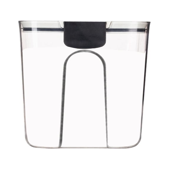 VEFSU Flour Keeper, 2700ml/0.72 Gallon Transparent Flour Sugar Storage Containers, Airtight Food Canisters with Lids for Home, Dining, Plastic Leak-proof Canisters, Pantry Organizers and Storage