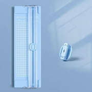 VEFSU Paper Cutter, Non Slip A4 Paper Cutter, Small Paper Cutter for Scrapbooking Craft, Paper, Coupon, Label, Cardstock, Scrapbooking Tools, Photo Cutter, Plastic Paper Trimmer