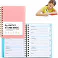 thumbnail image 1 of VEFSU Password Book with Alphabetical Tabs,Password Book with Personal Alphabet Label,Internet Address and Password Headquarters Password Log,Small Password Keeper Journal, 1 of 5