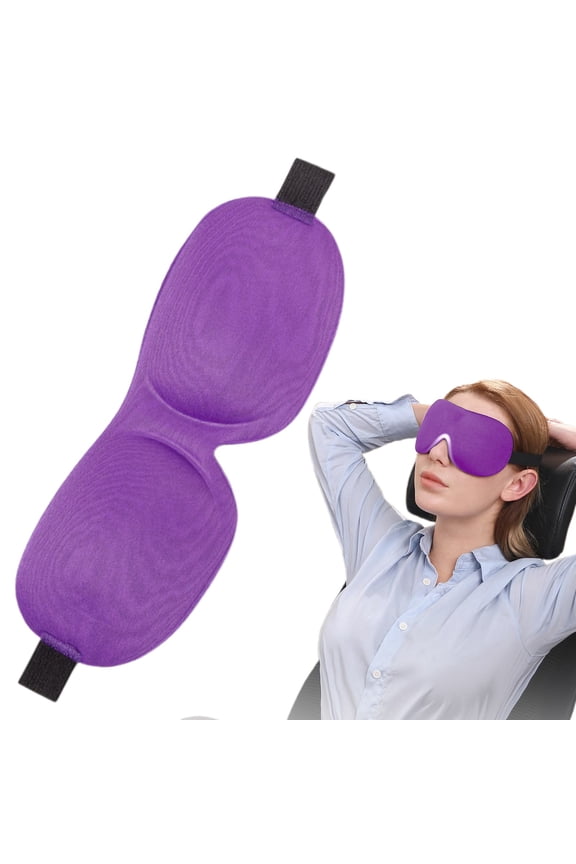 Sleep Mask, Eye Mask, 9 Inch Sleeping Mask with Adjustable Strap, Reusable Blackout Eye Mask for Side Sleepers, Soft & Lightweight Sleep Eye Blinders, Travel Essentials, Eye Covers