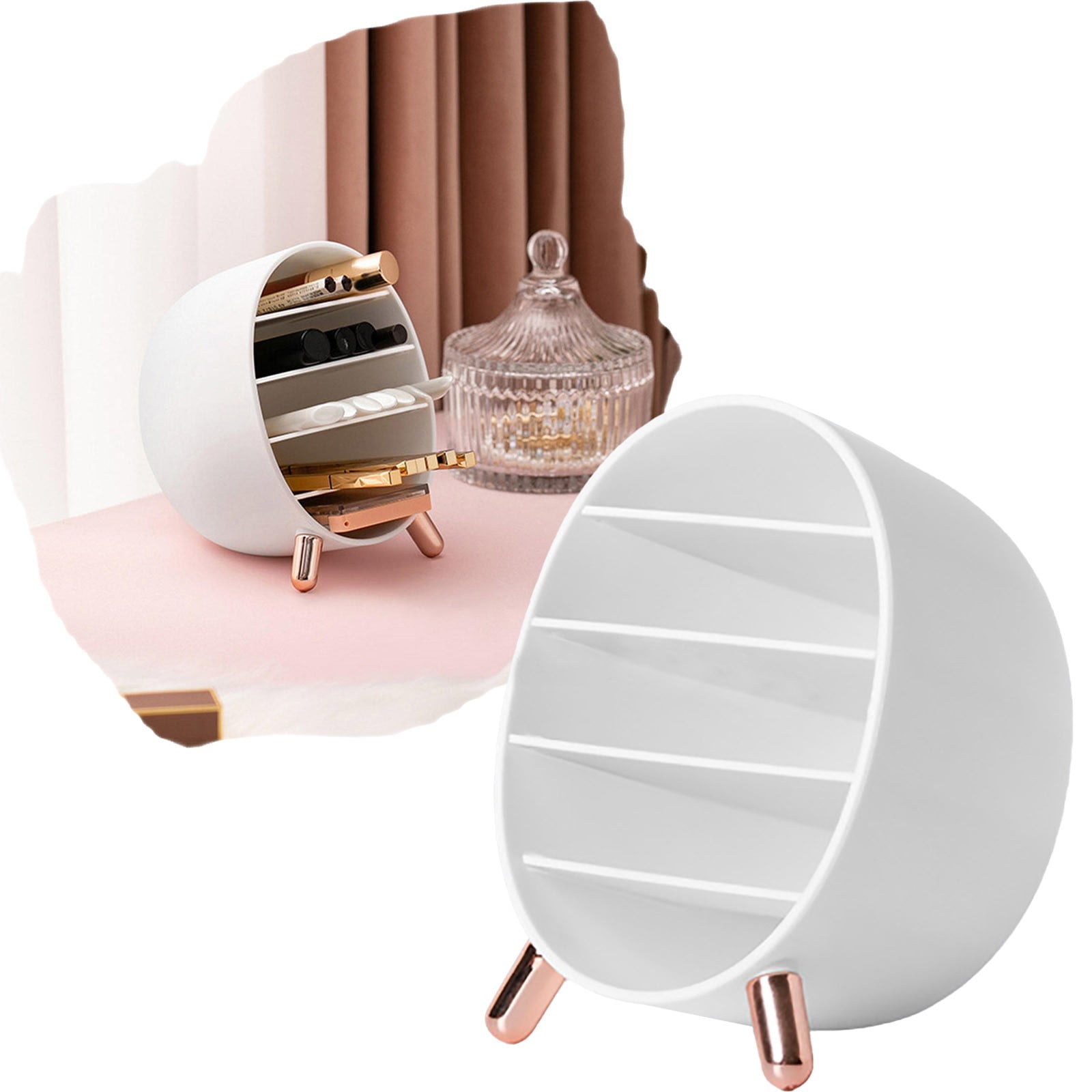 VEFSU Small Bathroom Organizer For Makeup Toothpicks With Drawers For Cosmetics Lipsticks ...