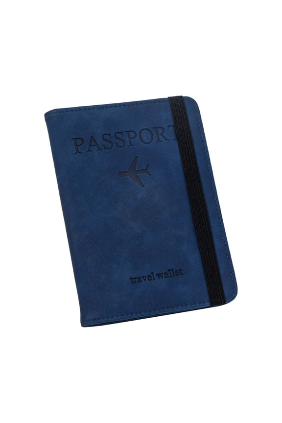 Travel Wallet Passport Holder,Passport Holder Travel Wallet with RFID Blocking,Airtag Passport Holder for Men Women,Vacation Luggage Must Haves Travel Accessories