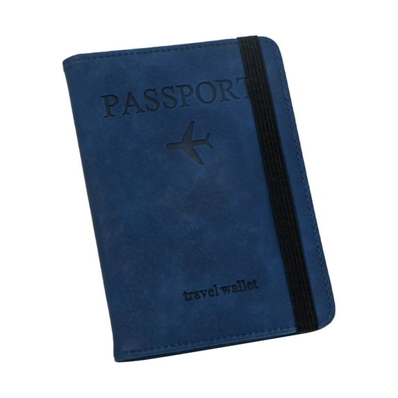 VEFSU Travel Wallet Passport Holder,Passport Holder Travel Wallet with RFID Blocking,Airtag Passport Holder for Men Women,Vacation Luggage Must Haves Travel Accessories