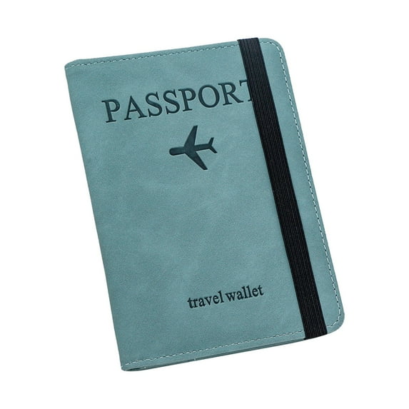 VEFSU Travel Wallet Passport Holder,Passport Holder Travel Wallet with RFID Blocking,Airtag Passport Holder for Men Women,Vacation Luggage Must Haves Travel Accessories