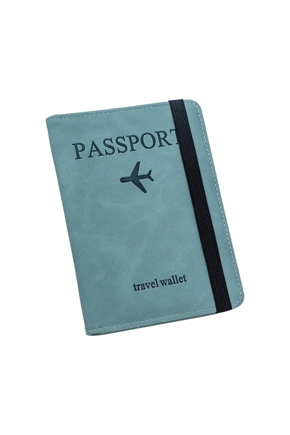 Travel Wallet Passport Holder,Passport Holder Travel Wallet with RFID Blocking,Airtag Passport Holder for Men Women,Vacation Luggage Must Haves Travel Accessories