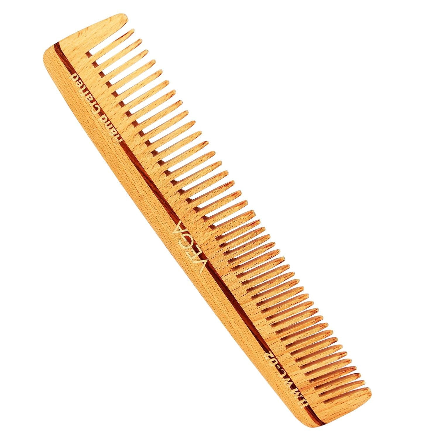 Vedge Comb VEGA Classic Wooden Hair Comb HMWC02 - Walmart.com