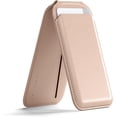 thumbnail image 1 of Satechi Magnetic Magsafe Wallet, Double Flap Stand Card Holder, 4 Slots with Front NFC Pass-Through, Adjustable Phone Attachment for iPhone 17/16/15/14/13/12, Travel Accessory, Desert Rose, 1 of 6