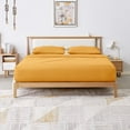 thumbnail image 1 of VEGAS HOTEL COLLECTION New Comfort Egyptian Cotton :- 4 Pieces (400 Thread Count) Gold Solid Coziest Bed Sheet Set!! with 100% Egyptian Cotton Fits Upto 15" Inches Fit Mattress King Size, 1 of 5