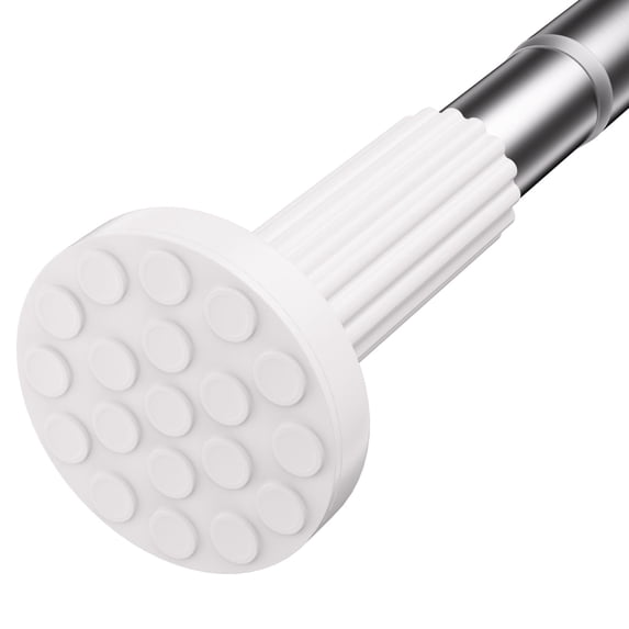 VEGCOO 51” to 168” Adjustable Shower Curtain Tension Rod, Stainless Steel