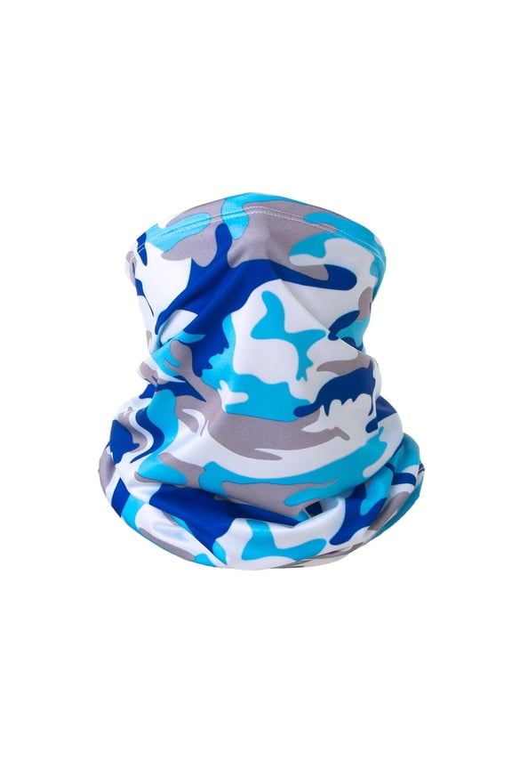 8 Pcs Neck Gaiter for Men Women, Summer Cooling Camo Face Mask, Breathable UV Sun Protection Scarf for Cycling Fishing Hiking