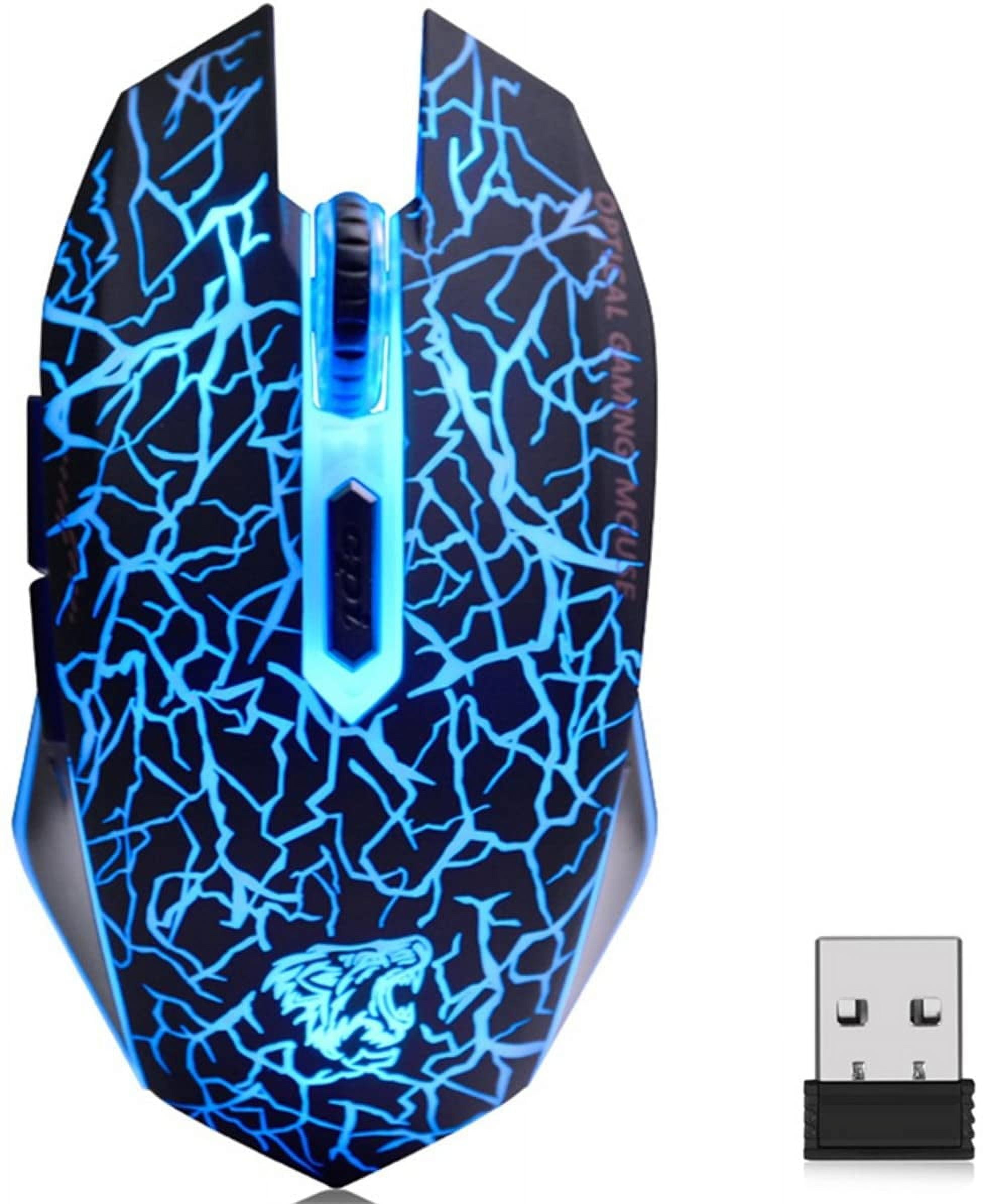 Wired Gaming Mouse 3200DPI 7 Buttons 7 Color LED Optical Computer 