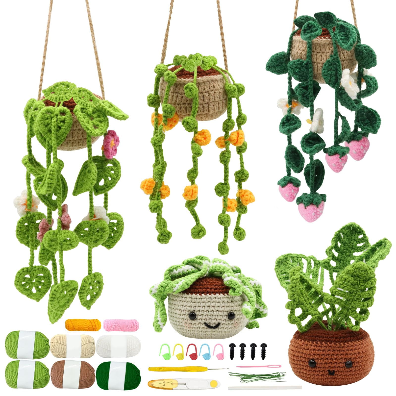 Beginner Crochet Kit - 4 Piece Garden Baby Amigurumi Kit With Step-by-Step Video Tutorials - View #10