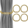 thumbnail image 1 of VEGCOO Modern Simple Style Convenient Decorative Weave Rope Gold Magnetic, 4 Count, 1 of 5