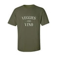 thumbnail image 1 of VEGGIES AND VINO Adult Short Sleeve T-shirt, 1 of 4