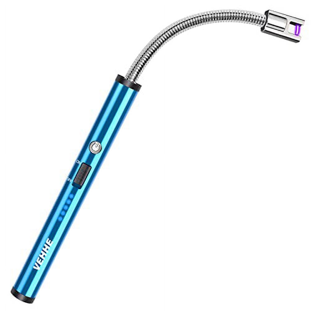 VEHHE Rechargable Lighter, Electric USB Grill Lighter with LED Battery