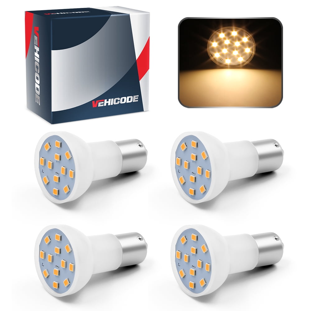 VEHICODE 1383 1139 LED Bulb 12V Warm White Super Bright for RV, Camper ...