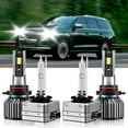 thumbnail image 1 of VEHIFOMO For Lincoln Navigator 2003-2006 LED HID Headlight High Low 4x Bulb 6500K 9005+D1S, 1 of 8