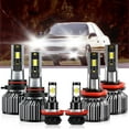 thumbnail image 1 of VEHIFOMO Compatible for Mercury Sable 2008-2009 Combo LED Headlight Hi/Low + Fog Light Bulbs Kit, 1 of 8