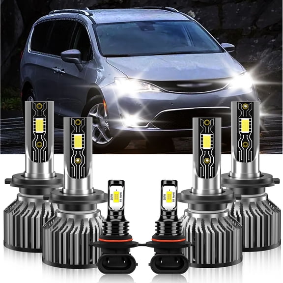 VEHIFOMO LED Headlight Bulbs Fog Light Super bright kit For Chrysler Pacifica 2004-2006