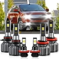 thumbnail image 1 of VEHIFOMO LED Headlight Bulbs High Low Beam Fog Light white kit For Ford Edge 2007-2010, 1 of 8