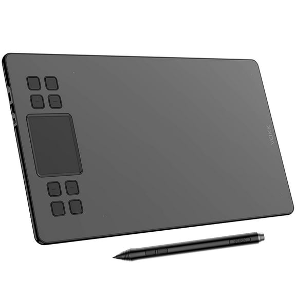VEIKK A50 Drawing Tablet 10X6 inch with 8 Hot Keys and Touch Pad for Windows,Mac,Linux