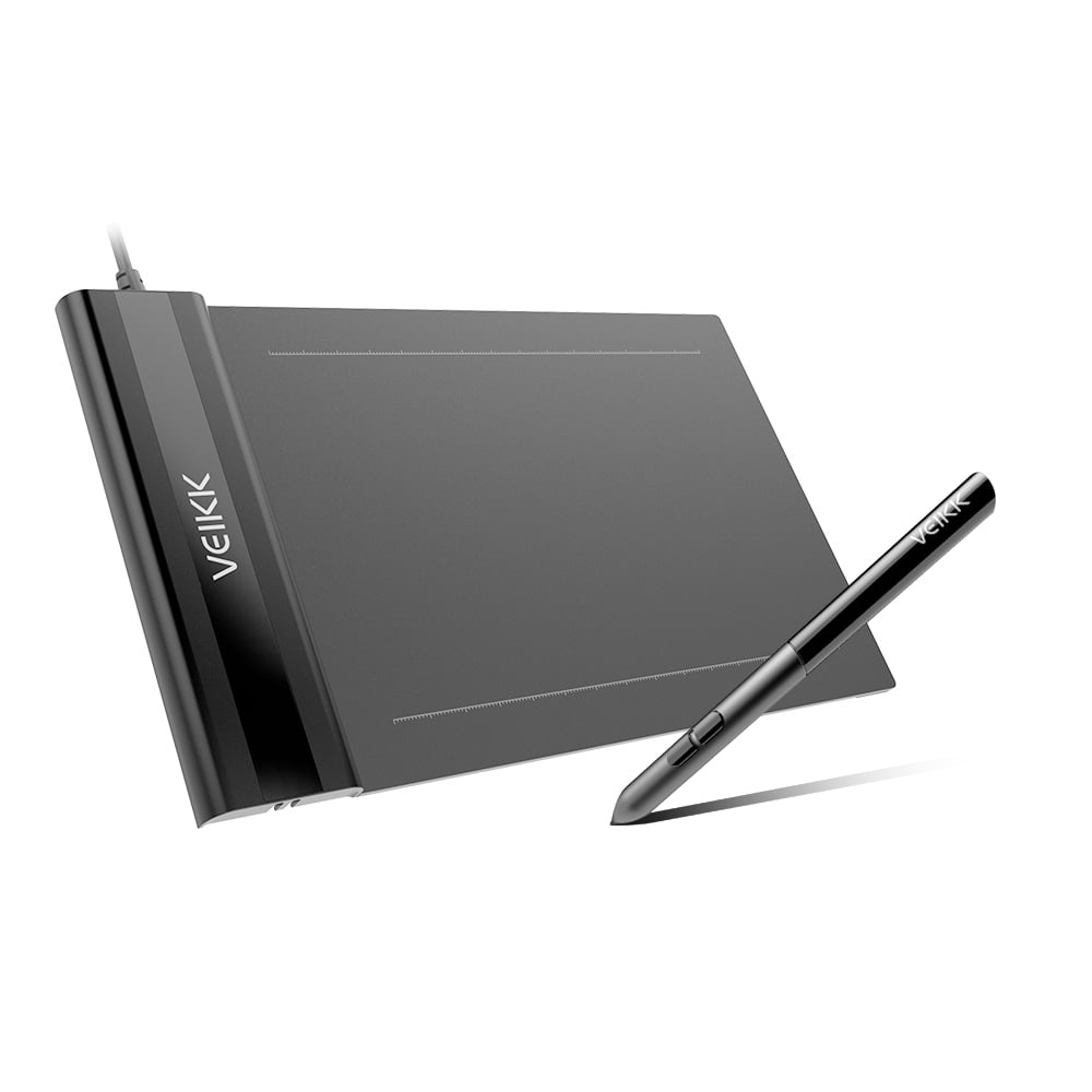 Drawing Tablet Compatible With Android Phone VEIKK S640 Graphics Digital Tablet with Battery-free Pen 8192 Levels