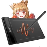 جهاز لوحي للرسم VEIKK S640 مقاس 6x4 بوصة OSU Tablet 8192 قلم مستوى للكمبيوتر الشخصي وWindow وMac وAndroid