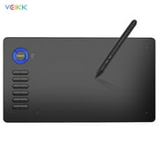 VEIKK Tablet,Sensitivity Battery-free 250RPS 5080LPI Tablet 8192 Battery-free Pen Windows Android 8192 Sensitivity OS A15 Tablet Online 12 10x6Inch 250RPS 8192 5080LPI Battery-free Tablet 10x6in 8192
