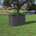 thumbnail image 1 of VEIKOUS 24"H Modular Metal Garden Bed, Many-in-1 Modular Galvanized Planter Box 4x2x2 ft, Gray, 1 of 12