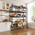 thumbnail image 1 of VEIKOUS 5-Tier Shelving Unit with Wheels, 3000 LBS Heavy Duty NSF-Certified Wire Storage Rack with Adjustable Shelves, Anti-Tip System, Metal Wire Shelf for Kitchen, Garage, Warehouse, Commercial Use, 1 of 12