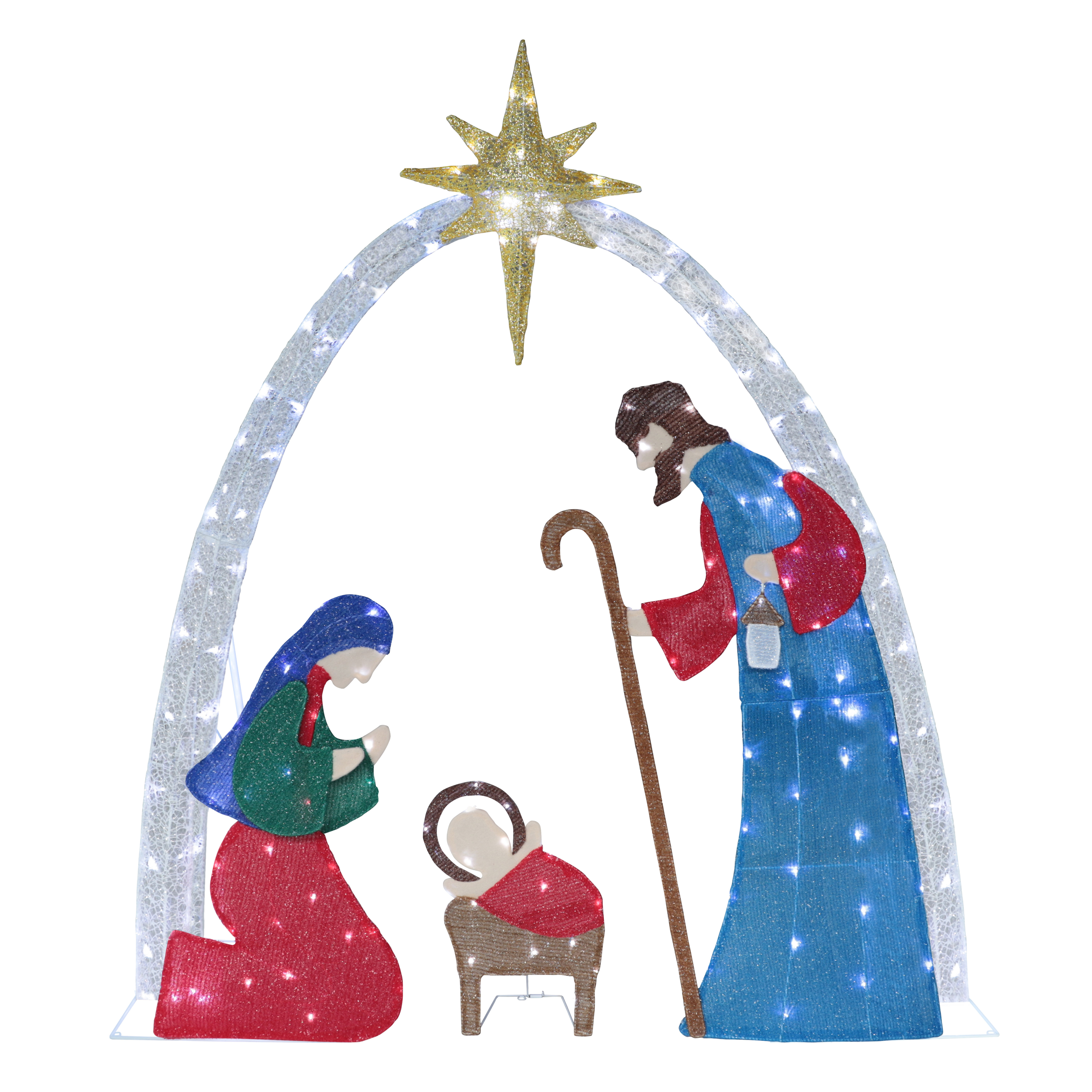 Kurt Adler Nativity Set with 11 Figures and Stable