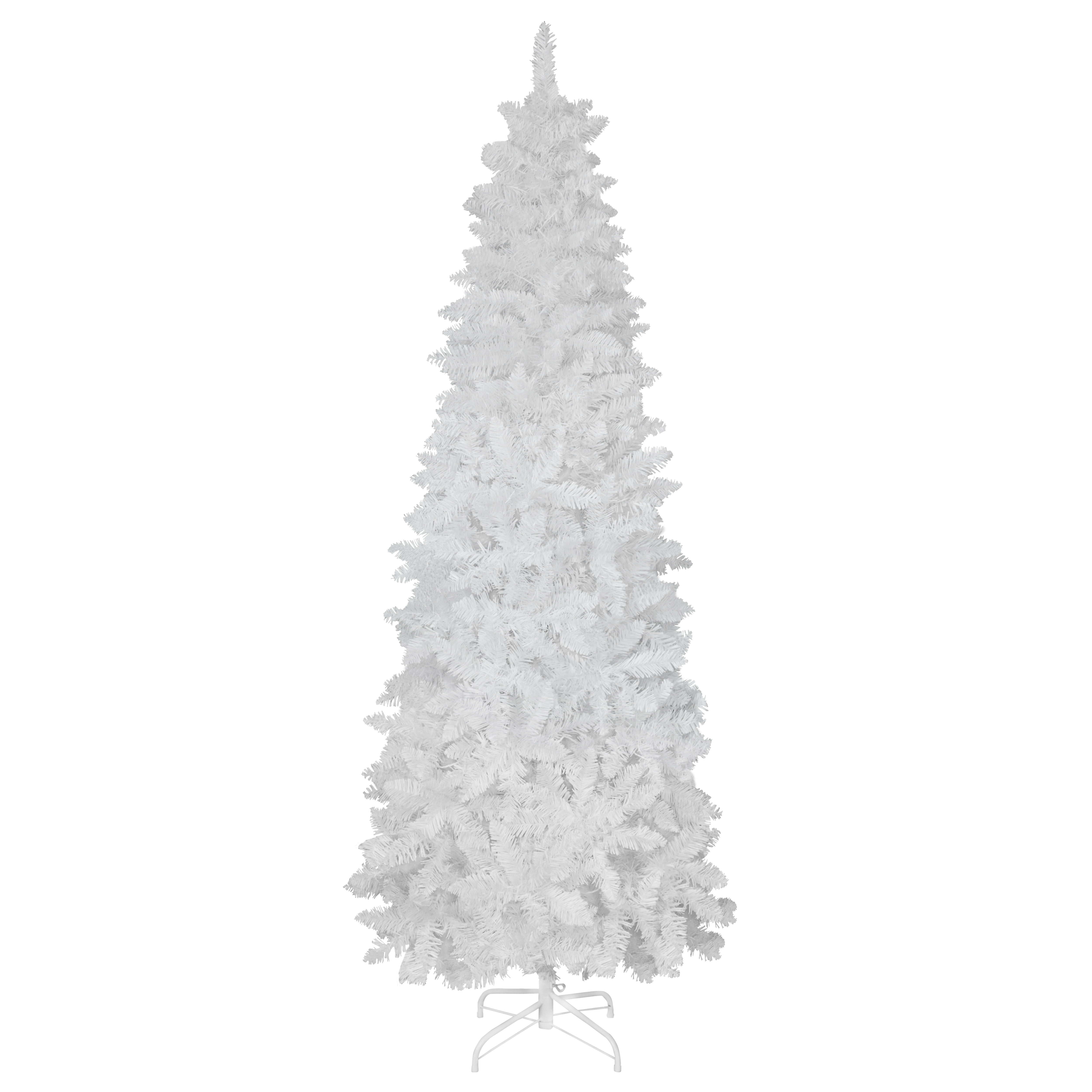 VEIKOUS 8ft Pre-Lit Christmas Pencil Tree for Holiday Decor w/ 350 LED ...