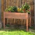 thumbnail image 1 of VEIKOUS 30'' Raised Garden Bed, Elevated Planter Box for Vegetable, Flower and Herb, Rustic, 1 of 13