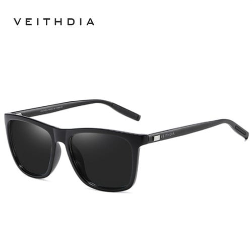 VEITHDIA HD Polarized Photochromic Sunglasses Men Retro UV400 Driving Glasses