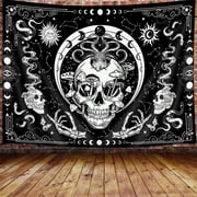 VEIVIAN Gothic Skull Decor 60x 40 Tapestry