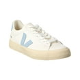 thumbnail image 1 of Veja Campo Chromefree Leather Shoes, White/Light Blue White (Women's), 1 of 5